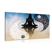 CANVAS PRINT YIN AND YANG YOGA - PICTURES FENG SHUI - PICTURES