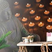 WALL MURAL BUDDHA FULL OF HARMONY - WALLPAPERS FENG SHUI - WALLPAPERS