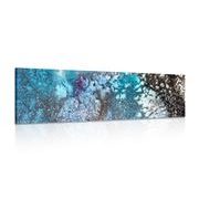 CANVAS PRINT ABSTRACTION FROM WATERCOLOR COLORS - ABSTRACT PICTURES - PICTURES