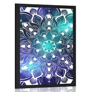 POSTER MODERNES MANDALA MIT ORIENTALISCHEM MUSTER - FENG SHUI - POSTER