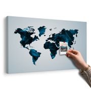 TABLOU PE PLUTĂ HARTA LUMII ÎN DESIGN DE GRAFICĂ VECTORIALĂ - TABLOURI PE PLUTĂ - TABLOURI