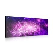 CANVAS PRINT MANDALA WITH A GALAXY BACKGROUND - PICTURES FENG SHUI - PICTURES