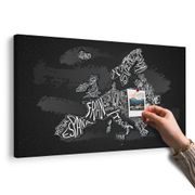 OBRAZ NA KORKU MODERNÁ MAPA EURÓPY - OBRAZY NA KORKU - OBRAZY