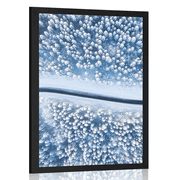 POSTER BLICK AUF DIE WINTERLANDSCHAFT - NATUR - POSTER