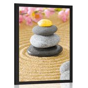 POSTER PYRAMID OF ZEN STONES - FENG SHUI - POSTERS