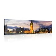 CANVAS PRINT LONDON BIG BEN AT NIGHT - PICTURES OF CITIES - PICTURES