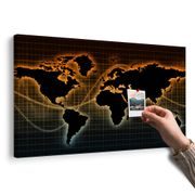 OBRAZ NA KORKU MAPA S ORIGINÁLNÍM POZADÍM - OBRAZY NA KORKU - OBRAZY