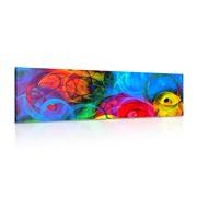 CANVAS PRINT ABSTRACTION FULL OF COLORS - ABSTRACT PICTURES - PICTURES