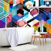 SELF ADHESIVE WALLPAPER ABSTRACT GEOMETRY - SELF-ADHESIVE WALLPAPERS - WALLPAPERS