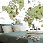 WALLPAPER MAP WITH ANIMALS - WALLPAPERS MAPS - WALLPAPERS