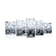 5-piece Canvas print water texture