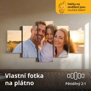 FOTOOBRAZ NA PLÁTNĚ – PĚTIDÍLNÝ 2:1 - FOTOOBRAZ 📤