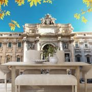 WALL MURAL TREVI FOUNTAIN IN ROME - WALLPAPERS CITIES - WALLPAPERS