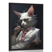 POSTER TIERISCHER GANGSTER KATZE - TIERISCHE GANGSTER - POSTER