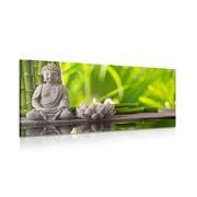 WANDBILD HARMONISCHER BUDDHA - BILDER MIT FENG SHUI-MOTIVEN - BILDER