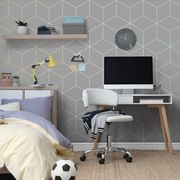 SAMOLEPÍCÍ TAPETA BAREVNÉ ŠEDÉ KOSTKY - TAPETY - TOTÁLNÍ VÝPRODEJ 🔥