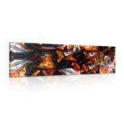 Canvas print art in an abstract design