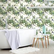 PAPIER PEINT FEUILLES TROPICALES RICHES - PAPIER PEINT NATURE - PAPIER PEINT