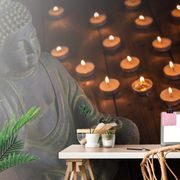 SELF ADHESIVE WALL MURAL BUDDHA FULL OF HARMONY - SELF-ADHESIVE WALLPAPERS - WALLPAPERS