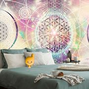 TAPETA MANDALA V ZAJÍMAVÉM PROVEDENÍ - TAPETY FENG SHUI - TAPETY