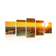 5-TEILIGES WANDBILD SCHÖNER SONNENUNTERGANG - 5-TEILIGE - 🔥 TOTALAUSVERKAUF