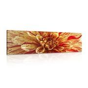 Canvas print flower of dahlia in an exotic design