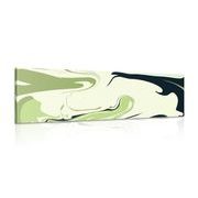 CANVAS PRINT MODERN GREEN ABSTRACTION - ABSTRACT PICTURES - PICTURES