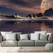 SELF ADHESIVE WALLPAPER FUTURISTIC PLANET - SELF-ADHESIVE WALLPAPERS - WALLPAPERS