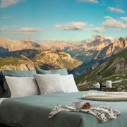 FOTOTAPETE BLICK AUF DIE BERGE - TAPETEN MIT NATURMOTIVEN - TAPETEN