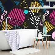 SELF ADHESIVE WALLPAPER MODERN MEMPHIS PATTERN - SELF-ADHESIVE WALLPAPERS - WALLPAPERS