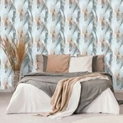 SELF ADHESIVE WALLPAPER HIDDEN BIRDS IN EXOTIC LEAVES - SELF-ADHESIVE WALLPAPERS - WALLPAPERS