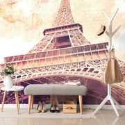 WALLPAPER EIFFEL TOWER IN PARIS - WALLPAPERS VINTAGE AND RETRO - WALLPAPERS