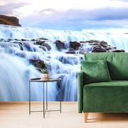 PAPIER PEINT CASCADES EN ISLANDE - PAPIER PEINT NATURE - PAPIER PEINT