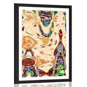 POSTER WITH MOUNT MOTHER IN AN ABSTRACT DESIGN - ABSTRACT AND PATTERNED - POSTERS