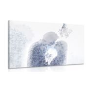 IMPRESSION SUR TOILE UN COUPLE AMOUREUX SOUS UN GUI - IMPRESSIONS SUR TOILE LOVE - IMPRESSION SUR TOILE