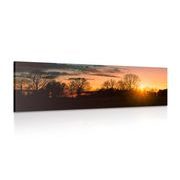 CANVAS PRINT BEAUTIFUL SUNSET - PICTURES OF NATURE AND LANDSCAPE - PICTURES