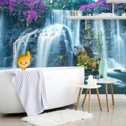 WALL MURAL DAZZLING WATERFALL - WALLPAPERS NATURE - WALLPAPERS