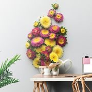 WALL MURAL CUP FULL OF FLOWERS - WALLPAPERS FLOWERS - WALLPAPERS