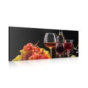 Picture Italian wine and grapes