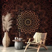 TAPETA VINTAGE MANDALA U INDIJSKOM STILU - TAPETE FENG SHUI - TAPETE