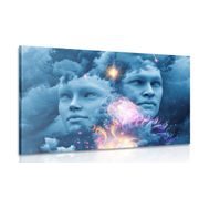 CANVAS PRINT VIRTUAL MIND - ABSTRACT PICTURES - PICTURES