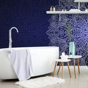 WALLPAPER DARK BLUE MANDALA - WALLPAPERS FENG SHUI - WALLPAPERS