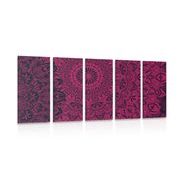 5-RÉSZES KÉP STÍLUSOS MANDALA - FENG SHUI KÉPEK - KÉPEK
