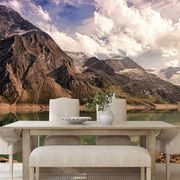 WALL MURAL LAKE IN THE MOUNTAINS - WALLPAPERS NATURE - WALLPAPERS