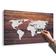 PARAFA KÉP TÉRKÉP FA HÁTTÉREN - PARAFA KÉPEK - KÉPEK