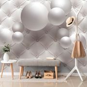 Wallpaper patterns with leather imitation