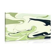 Canvas print abstract green pattern