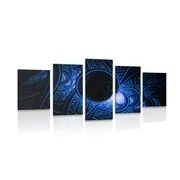 5-PIECE CANVAS PRINT MYSTERIOUS PATTERNS - ABSTRACT PICTURES - PICTURES