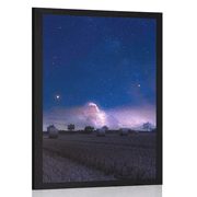 POSTER HAYSTACK IN THE MOONLIGHT - NATURE - POSTERS