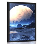 AFFICHE PAYSAGE FANTASTIQUE - ESPACE ET ÉTOILES - AFFICHES